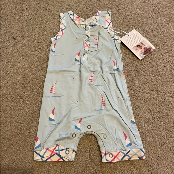 Charlie’s project 6-9 month sailboat onesie - Picture 1 of 3